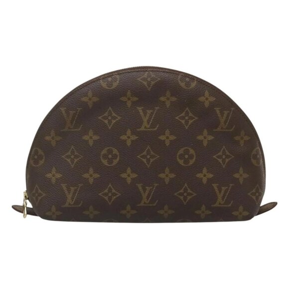 LOUIS VUITTON Monogram Trousse Demi Ronde Cosmetic Pouch - Picture 8 of 15